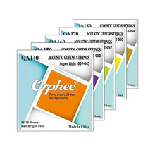 Orphee奥路菲 木吉他琴弦民谣吉他火枪套弦猎狗套弦 QA160磷铜(11-52)