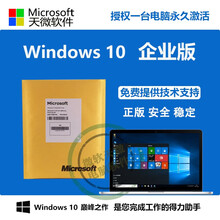 微软正版win10系统windows10企业版专业版SAC/LTSB/中英文/实物光盘/64位 含普票 win10中文专业版实物