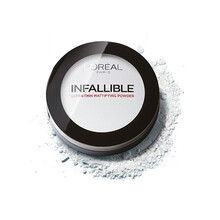 欧莱雅白胖子彩妆恒放溢彩持色无痕蜜粉饼散粉定妆干粉控油持久遮瑕不卡粉持久自然色