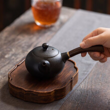 陶艺公社 茶壶 陶瓷功夫茶具家用日式泡茶壶手工侧把茶壶单壶