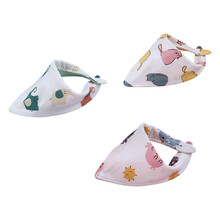 京东超市	
babycare婴儿口水巾透气薄款纯棉新生儿围嘴宝宝纱布三角巾3条装 5251巴特斯园林