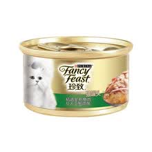 珍致猫罐头 成猫幼猫湿粮宠物猫咪零食罐头 金枪鱼配人工蟹肉条85g