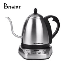 美国Brewista0.6 恒温 温控咖啡 泡茶 手冲壶温细水流博纳唯塔 1.0不锈钢（底座不锈钢）