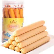 海岛大亨 鳕鱼肠儿童营养鱼肠火腿肠零食礼包 原味（10支装）-150g*3罐