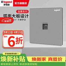 罗格朗（LEGRAND）开关插座逸景系列深砂银色86型面板清单报价 电话 弱电类