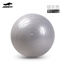 JOINFIT瑜伽球 加厚防滑防爆健身球瑞士球 男女通用孕妇助产弹力球 75cm银灰色