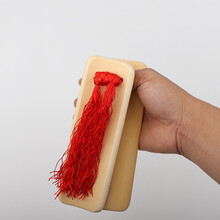 罗氏快板儿童专业初学入门成人小响板竹板乐器说书快板 A款（升级版）原色2片大板约17.5*5.5cm