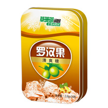 草珊瑚润喉糖润喉片助爽 清凉爽口薄荷糖 清口糖果润喉含片 罗汉果草珊瑚西瓜爽金银花蜜炼枇杷胖大海可选 罗汉果清爽润喉糖1盒