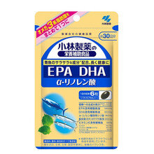 【日本直邮】小林制药DHA+EPA亚麻酸约30天量 180粒 一袋装