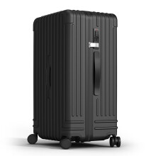 SOO行李箱男大容量拉杆箱女26英寸皮箱子加厚旅行箱大尺寸密码箱黑色