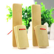 儿童快板初学入门莲花竹板喜洋洋响板幼儿园小学生舞台表演用 五个有图款(价)