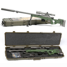 绝地求生吃鸡装备周边awm 98k合金属不可发射抛壳金属模型玩具枪儿童M416合集套装大号 AWM 盒版特大号60CM(抛壳版)