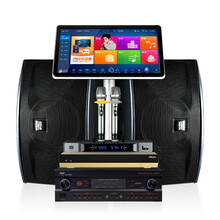 者尼（ZENE）ktv音响套装视易触屏一体点歌机 家用卡拉OK音响组合家庭影院组合套装 （2T）