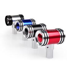 车洛绎 汽车通用排挡头改装个性档把波棍头飞机排挡杆手动改装通用挂档杆 红色1个 保时捷718 918Cayenne卡宴Macan