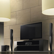 Yamaha/雅马哈 NS-PA41家庭影院组合音响5.1声道落地主音箱客厅电视音响有源重低音炮 黑色音箱 NS-PA41