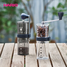 HARIO磨豆机咖啡豆研磨机手摇磨粉机迷你便携家用手磨咖啡机  黑色