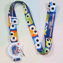 成人水瓶挂绳矿泉水挂绳饮料瓶背带水杯便携背带斜跨挂绳 黑色 芝麻街---环扣