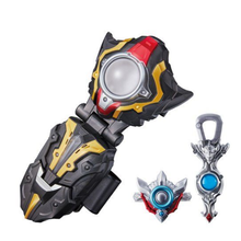 万代现货泰迦奥特曼火花变身器手镯钥匙戒指光首饰 泰迦普通版火花变身器