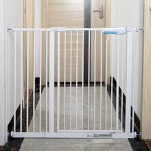 聚悠宠狗围栏防宠物狗狗栏杆室内隔离门猫咪栅栏猫门栏泰迪小型犬金毛大型犬护栏笼子家用挡小狗拦小猫防护栏 适用宽度95至100cm 90cm高度