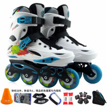 费斯 M1成人溜冰鞋成年轮滑鞋直排旱冰鞋男女大学生 M1白色+护具+包+赠品 39