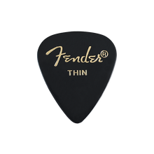 芬达FENDER 彩色赛璐璐 吉他拨片 民谣木电吉他拨片 扫弦弹片拨片 【拍5付4】黑色 THIN 0.46MM