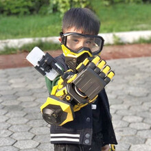 【正常发货】儿童玩具枪大黄蜂机械手臂抢 电动连发CS对战男孩金刚变形造型玩具礼物 普通版 大黄蜂手臂（送大黄蜂面具） 送：护目镜、手机支架