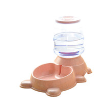 猫咪自动喂食器狗碗猫碗猫盆狗盆宠物猫自动饮水机猫自动喂水器狗狗用品 饮水器3.8L粉色