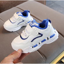 2018新款学步婴儿鞋童鞋一岁半女宝宝春秋鞋单鞋1-2-3-4-5岁6男宝宝运动鞋 816蓝色棉鞋 内长13cm