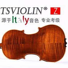 台氏（Tsviolin）进口欧料手工小提琴专业 纯手工 小提琴儿童初学者 演奏级小提琴 成人乐器 3/4尺寸 1350全配