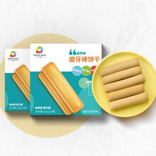 芃宝 果蔬磨牙棒饼干手工手指饼干宝宝零食口水棒饼干可搭配婴幼儿辅食 高钙味