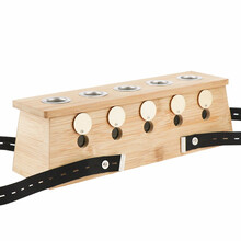 仙赐 艾灸器具艾条盒单孔家用家庭式竹质温灸盒随身灸盒竹木制木质一孔二孔三孔四孔五孔六孔背部全身艾灸盒 五孔艾灸盒