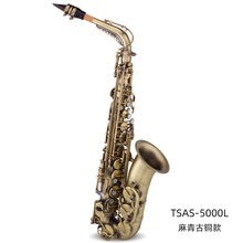 泰山降e调中音萨克斯风管TSAS-5000萨克斯管乐器成人演奏初学考级品质定制款 TSAS -5000L经典中音初学演奏(古铜)