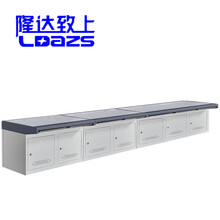 隆达致上 LDAZS 监控操作台机柜七联监控室中心机房操作台控制台安防监控台电脑调度台监控设备柜定制做