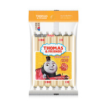 超市	小火车Thomas 韩国进口  零食鱼肠 儿童肠 宝宝鱼肉火腿肠 智慧虾味鳕鱼肠105g