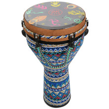 TZZ非洲鼓手鼓儿童初学者布艺12寸PVC音云南丽江手鼓 6号