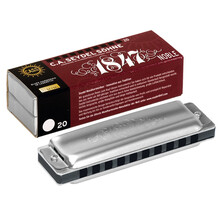 德国进口SEYDEL赛德 十孔10布鲁斯蓝调金属口琴 1847 NOBLE 成人初学 Bb调