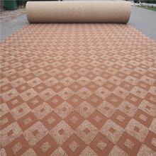 商用办公室客厅卧室家用宾馆酒店展厅长方形加厚定制楼梯地毯满铺 咖驼菱形 4米宽每平方价格