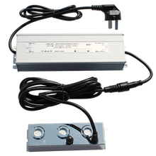 喜乐腾 超声波大雾量加湿器鱼缸造雾器园林景观喷雾化机工业雾化头假山流水喷泉雾化器鱼池水雾机消毒机雾化 3头套装（造雾器+电源）浅水