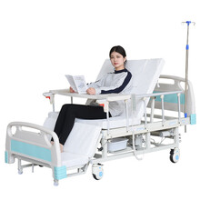 爱洛华手电两用加宽防侧滑下滑电动护理床瘫痪老人护理床带便孔 铝合金护栏普通款