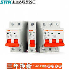 srk空气开关20安c63a电动电瓶车小型断路器电闸家用220V1p2p空开 1P 16A