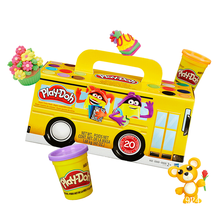 孩之宝（Hasbro） 培乐多创意厨房系列食品级基础彩泥橡皮泥女孩手工创意DIY儿童玩具 软性彩泥20色装A7924