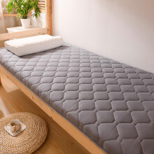 南极人  学生宿舍单人床垫床褥褥子垫背0.9米床寝室可折叠榻榻米垫子 高级灰 90*200cm