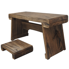 曲漾 古琴桌凳实木共鸣箱榻桌膝桌国学桌书法桌榻榻米桌矮桌伏羲式仿古 古琴桌＋凳