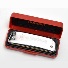 德国HOHNER和来原装进口十孔口琴GM10孔布鲁斯蓝调和来初学者专业成人口琴 #G调