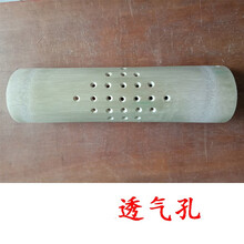 颈椎枕竹子半圆枕头成人颈椎枕头竹筒枕头空心竹枕实木颈椎用 颈椎枕半圆长35CM*5-6CM高