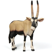 Mechile仿真动物模型动物园玩具套装儿童认知奶牛考拉马羊驼 马羚羊