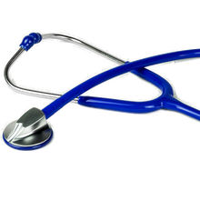 HMYL 华美医用听诊器豪华专业型听诊器医用心肺音听诊儿童成人单面听筒听诊器医生礼品 可刻字刻标 宝蓝色 普盒装