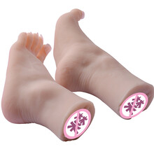 连酷 日本仿真人美女脚Y倒模男用足脚模足控飞机杯恋女神丝袜腿交名器成人性用品男用自慰器性癖好倒膜 美护士脚脖通道名器单只【选左右脚需留言备注】
