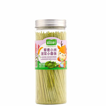 稻田村 面条多口味蔬菜营养面面条 不加盐 小米菠菜