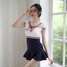 倾城鸟 情趣内衣女 制服诱惑温柔俏丽秘书裙 女士性感连体睡裙 SM 夜店制服连衣裙 温柔俏丽秘书裙